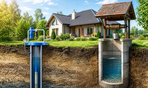 Автономное водоснабжение загородного дома Гудермес: скважина или колодец 